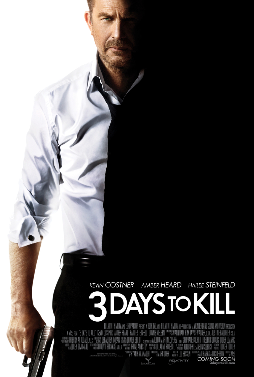 3 Days to Kill (2014) movie poster download