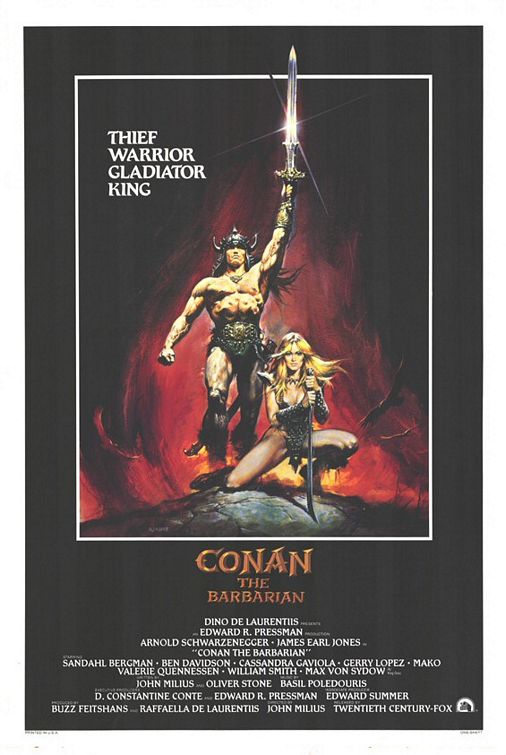 Conan The Barbarian (1982) movie poster download