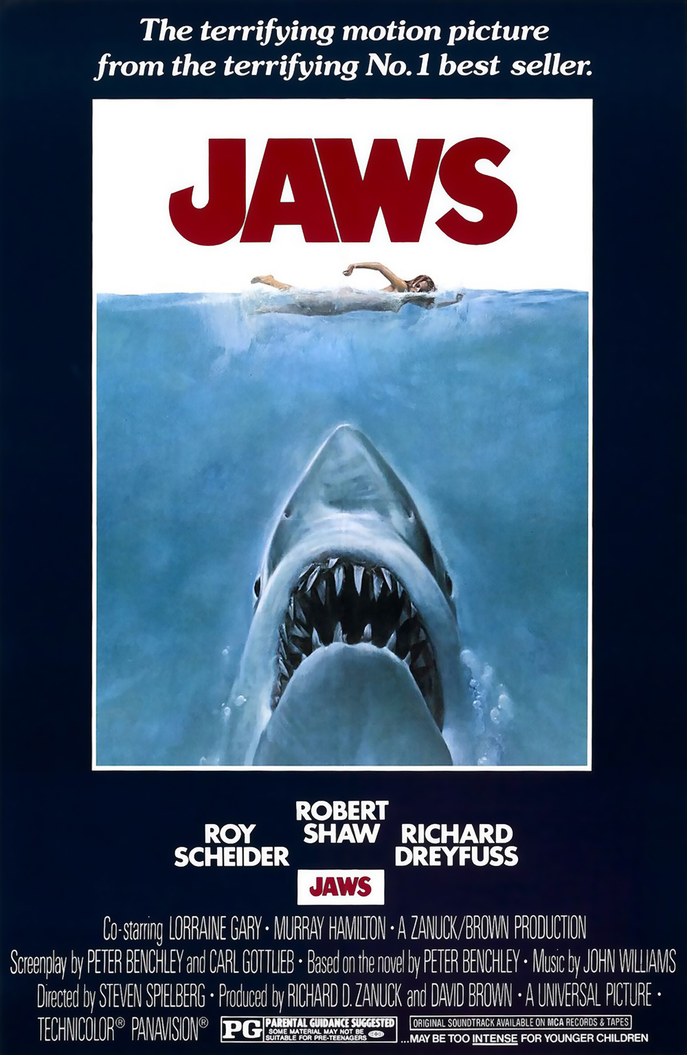 Jaws (1975) movie poster download