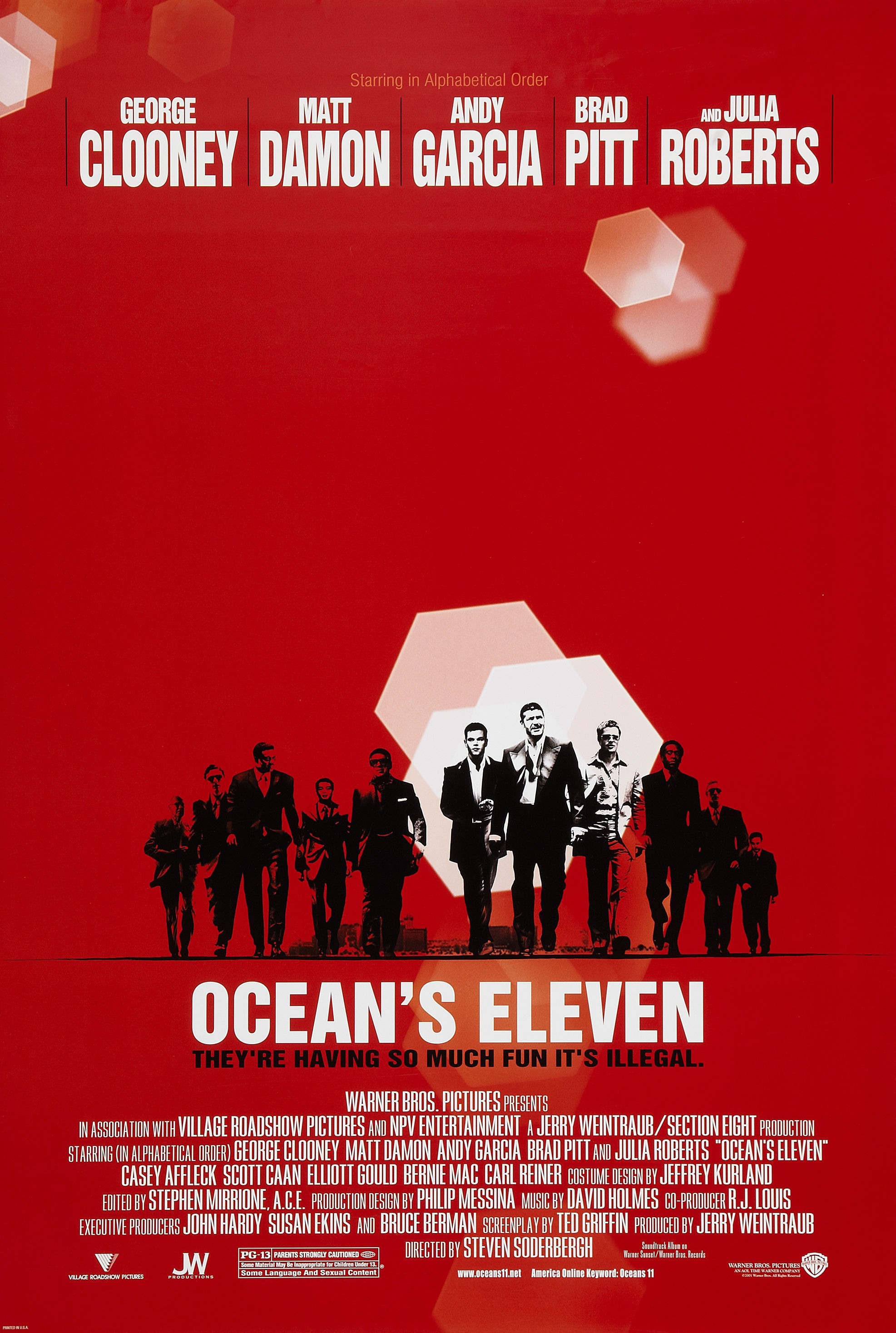 Oceans Eleven (2001) movie poster download